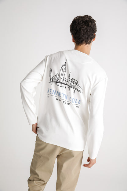 Graphic Print Long Sleeve T Shirt