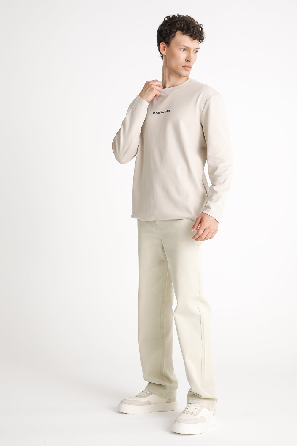 Back Print Long Sleeve T Shirt