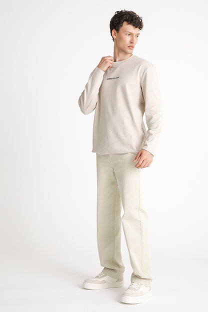 Back Print Long Sleeve T Shirt