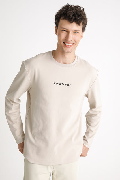 Back Print Long Sleeve T Shirt