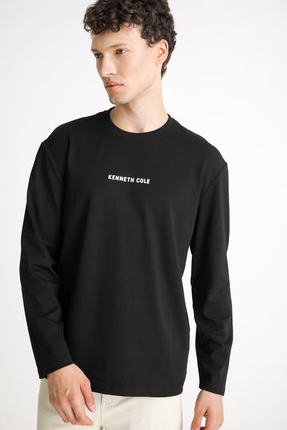 Back Print Long Sleeve T Shirt