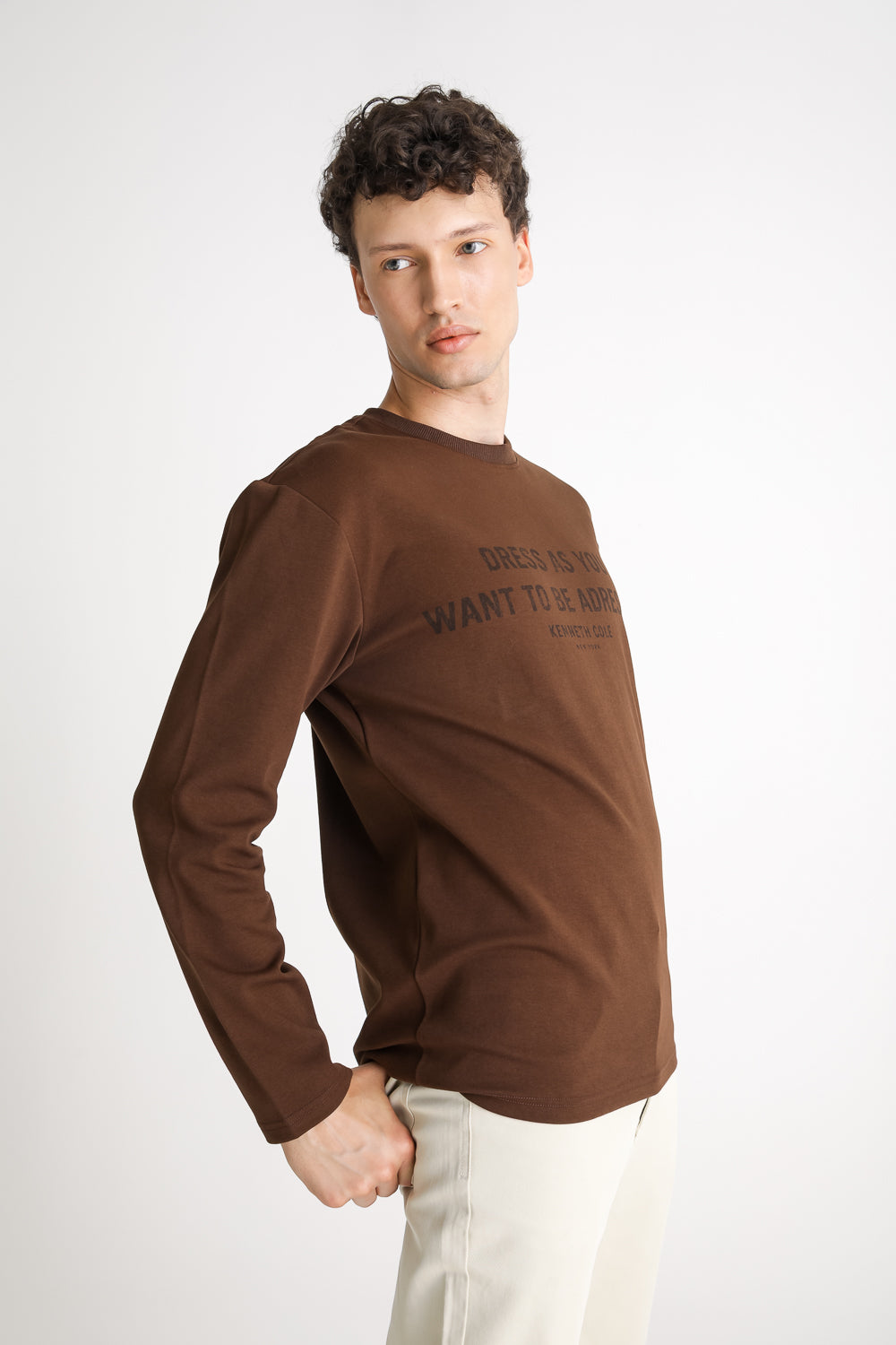 Graphic Cotton Long Sleeve T Shirt