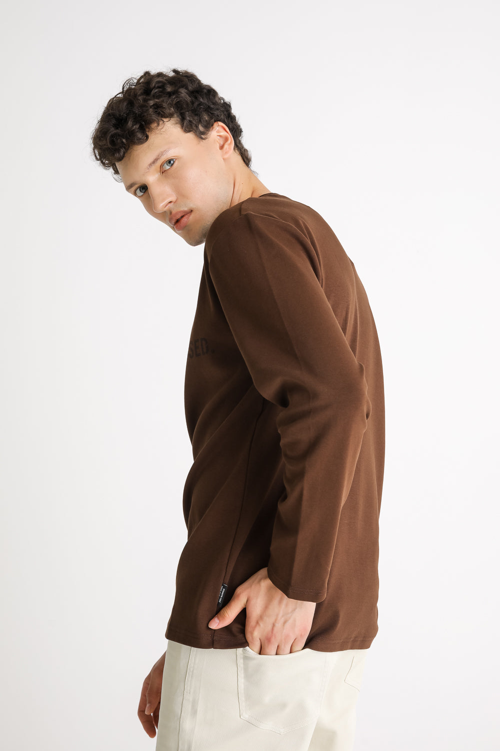 Graphic Cotton Long Sleeve T Shirt