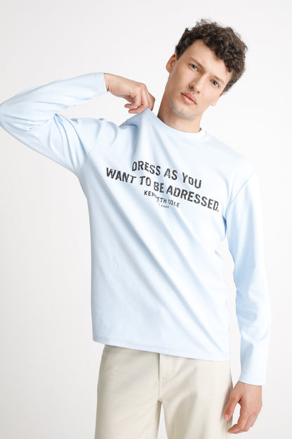 Graphic Cotton Long Sleeve T Shirt