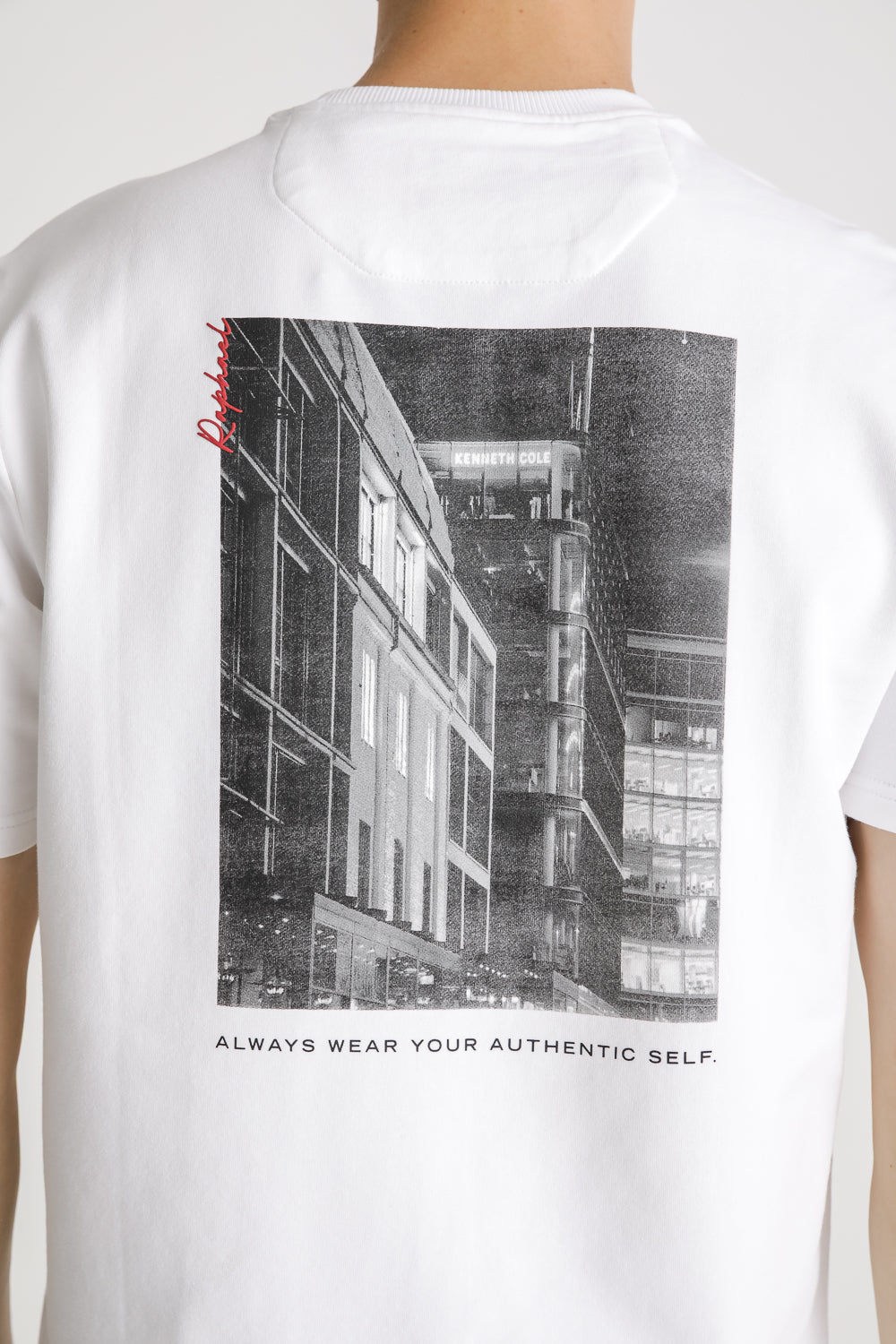 Back Print Cotton T Shirt