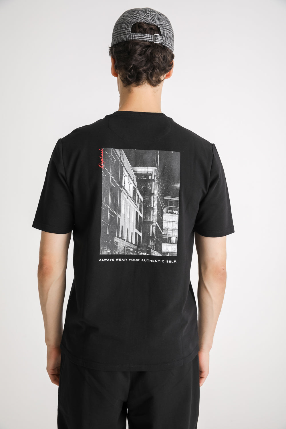 Back Print Cotton T Shirt