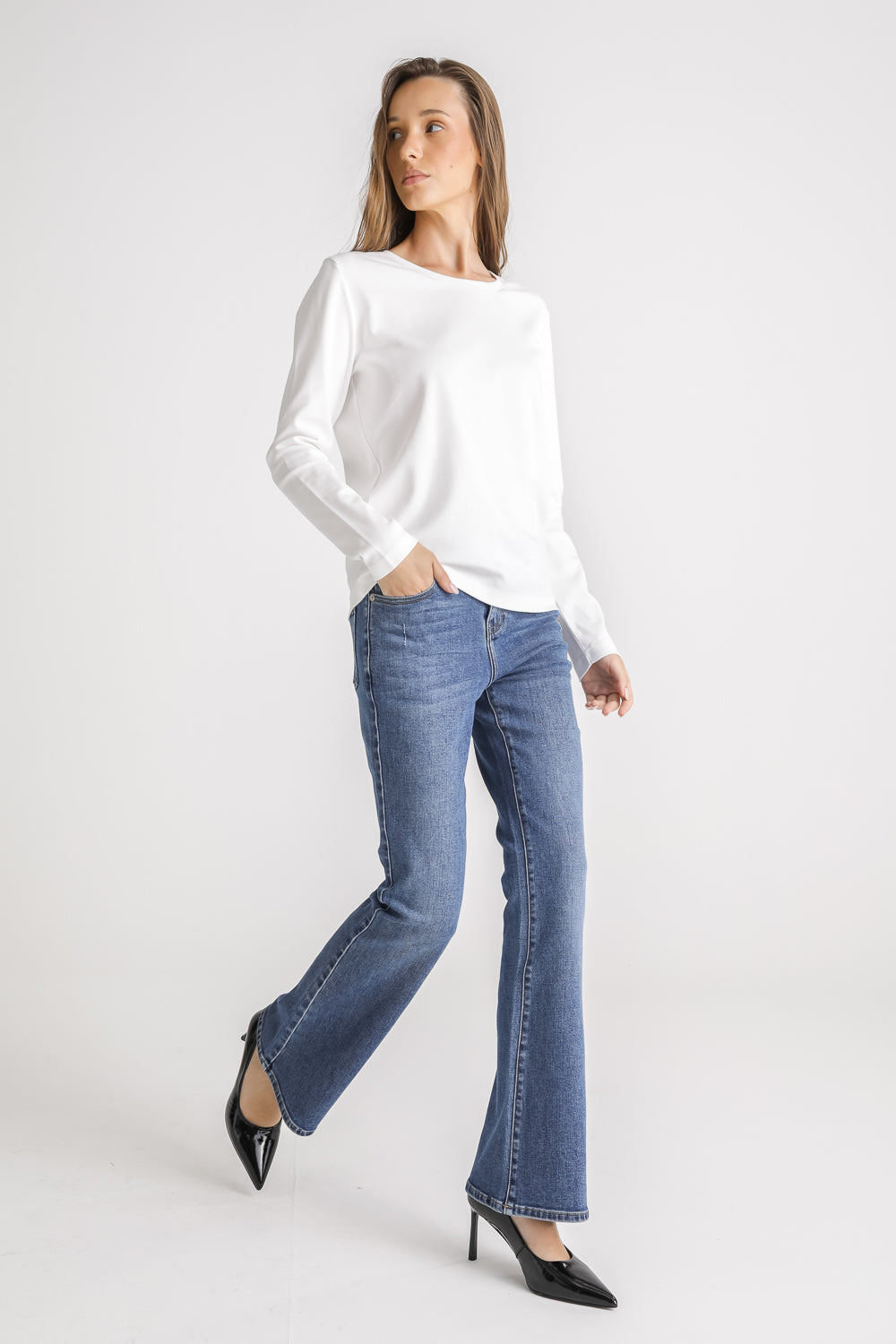 Crew Neck Cotton T Shirt
