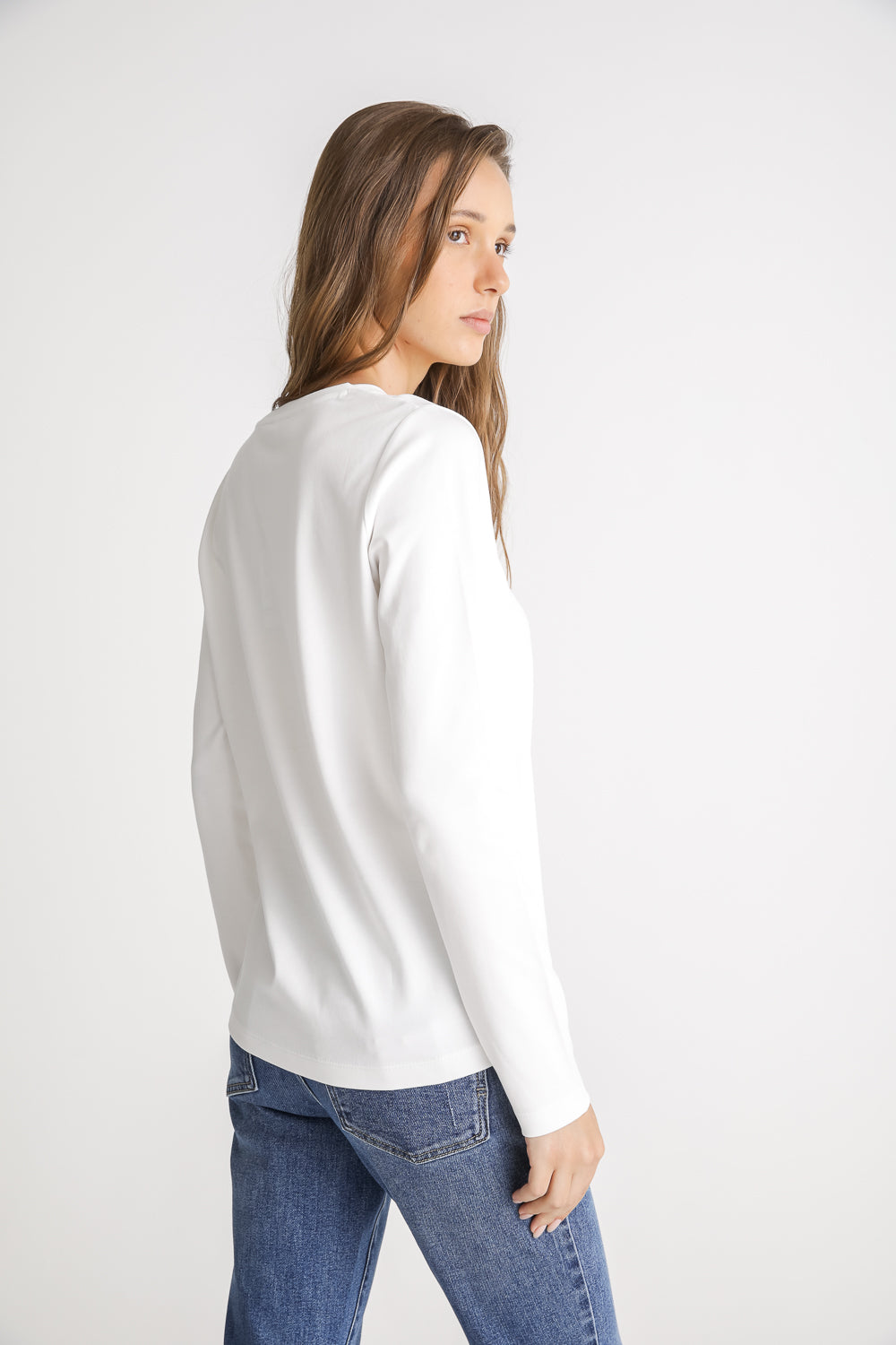 Crew Neck Cotton T Shirt