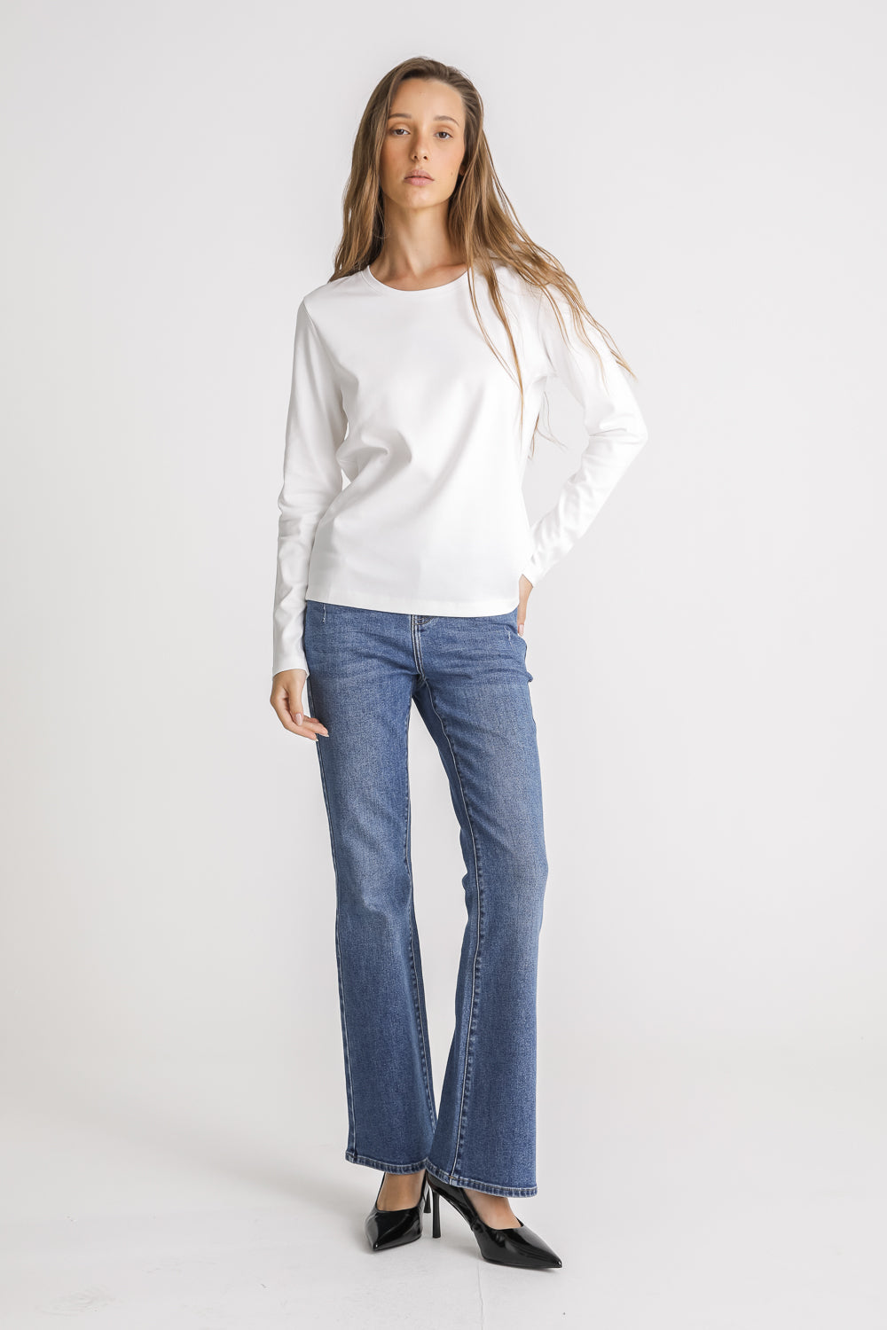 Crew Neck Cotton T Shirt