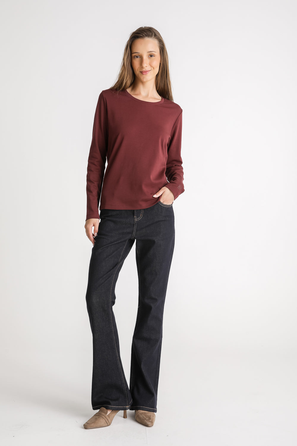 Crew Neck Cotton T Shirt