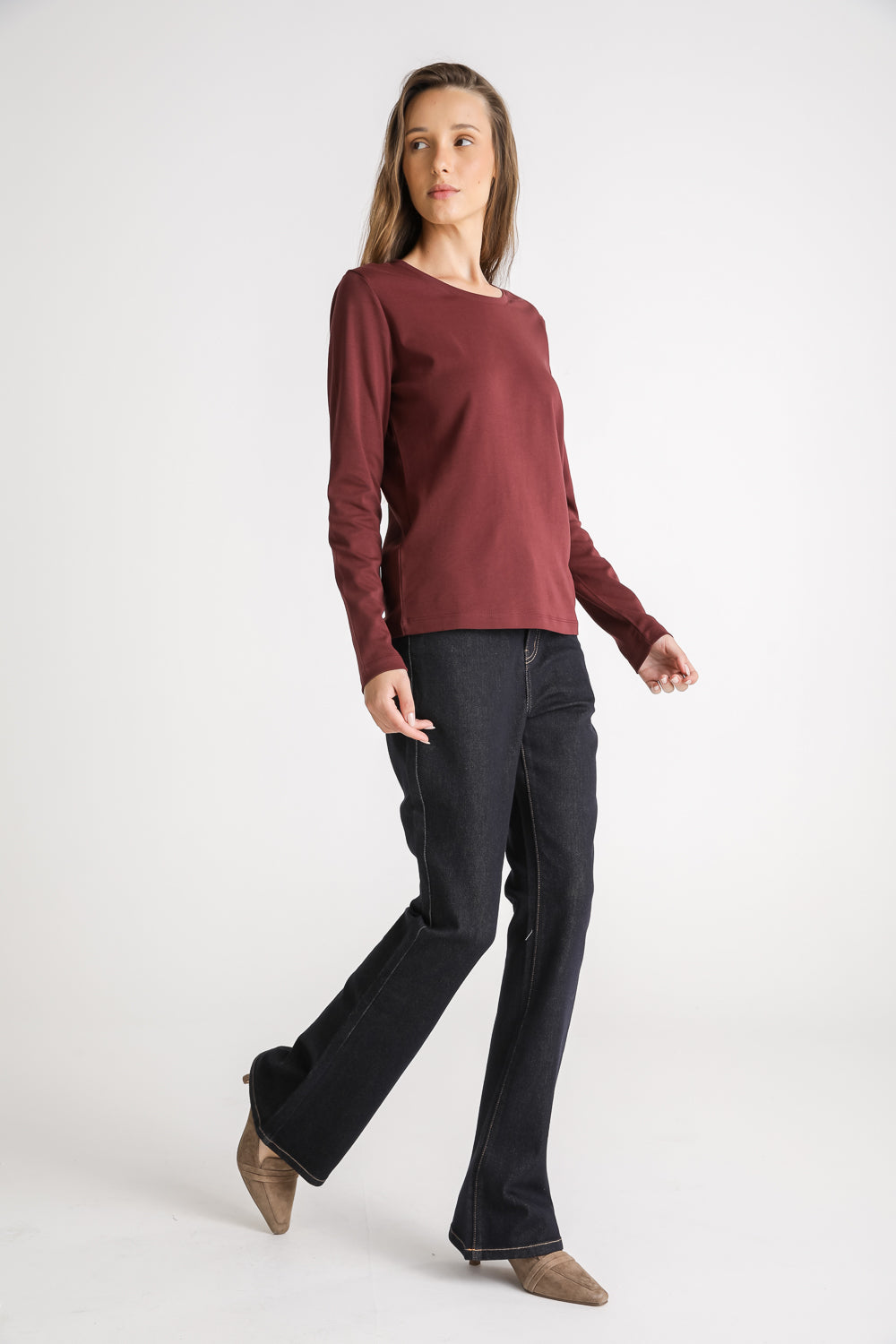 Crew Neck Cotton T Shirt
