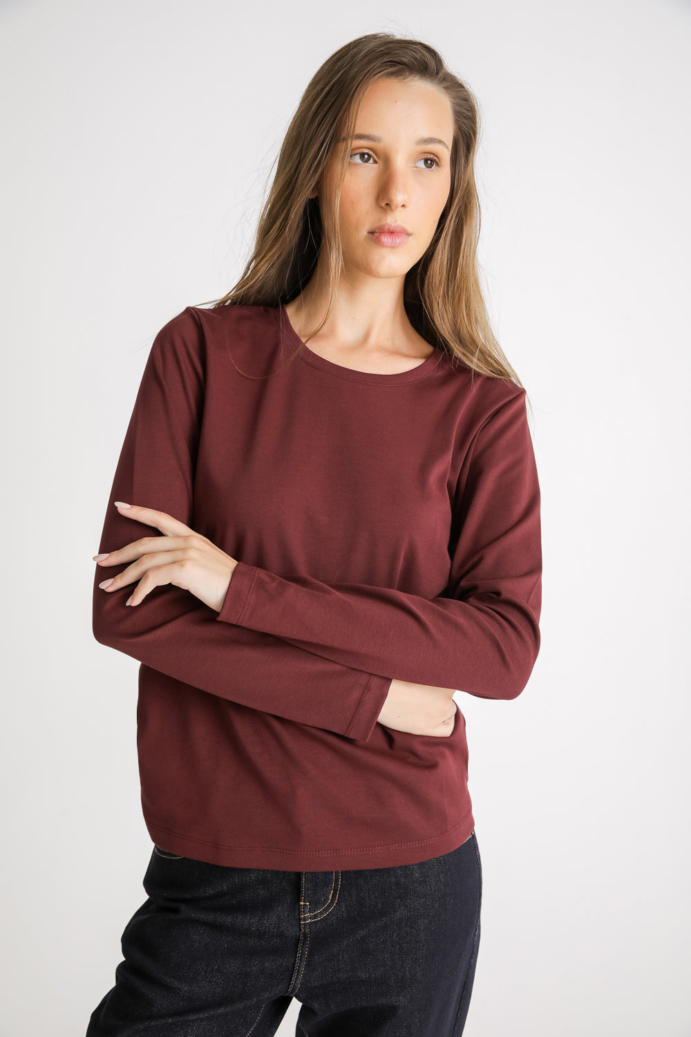Crew Neck Cotton T Shirt