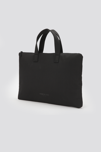 Ribbed Laptop Tote