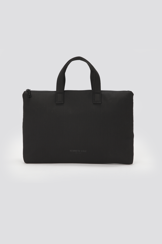 Ribbed Laptop Tote