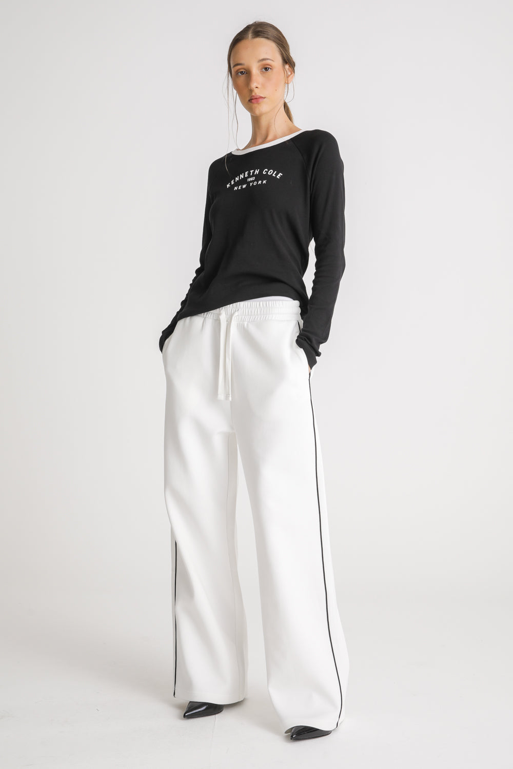 Wide Leg Track Pants
