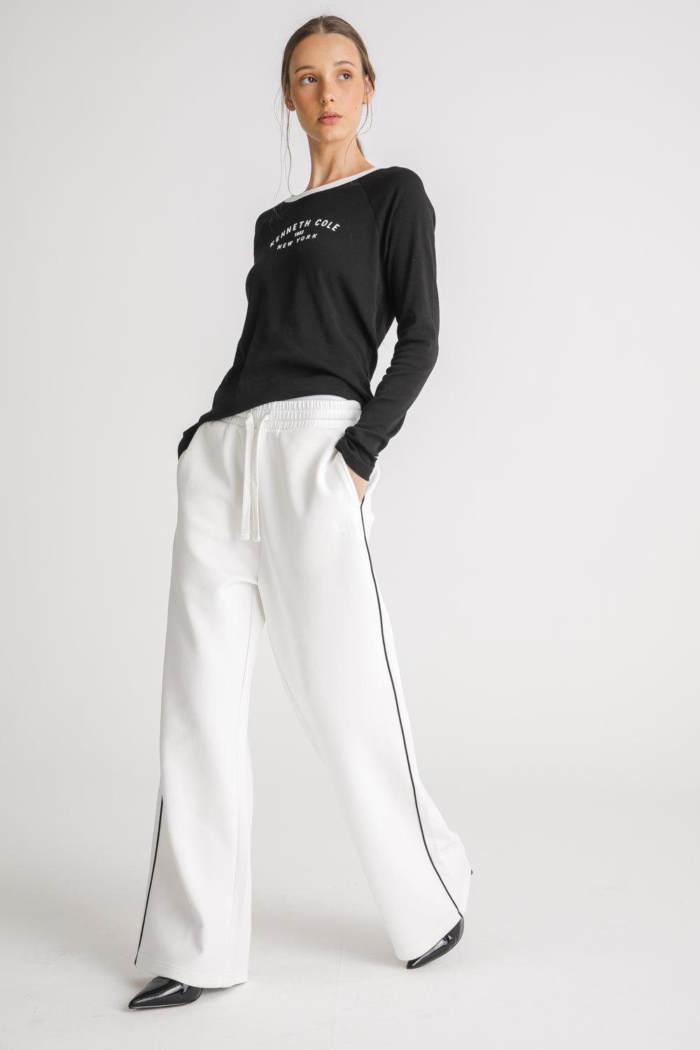 Wide Leg Track Pants