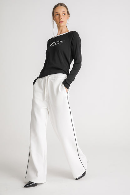 Wide Leg Track Pants