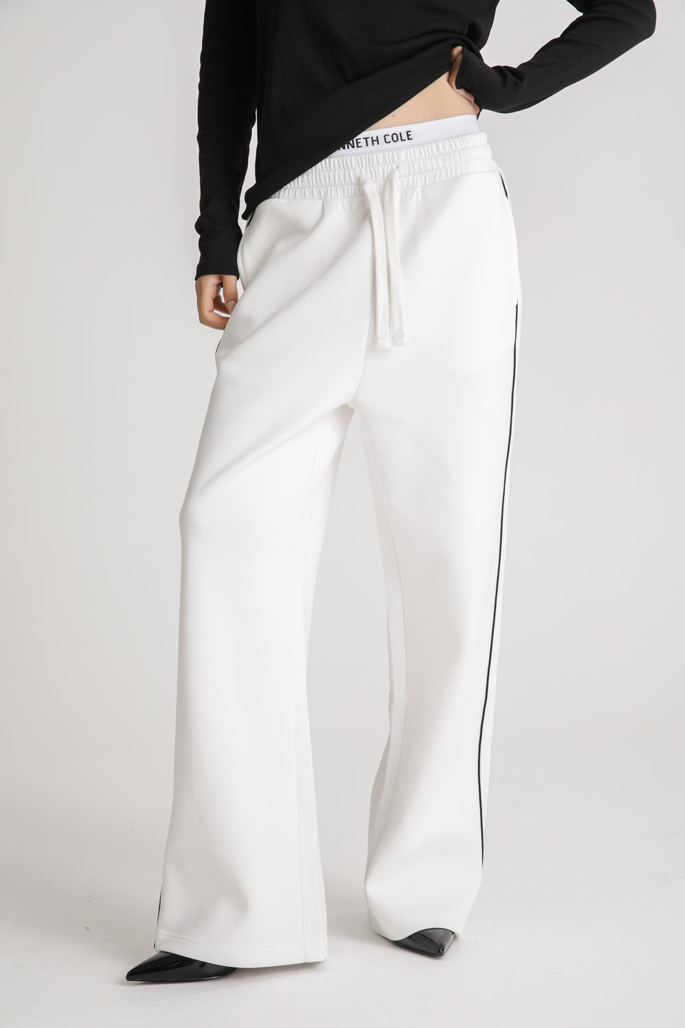 Wide Leg Track Pants