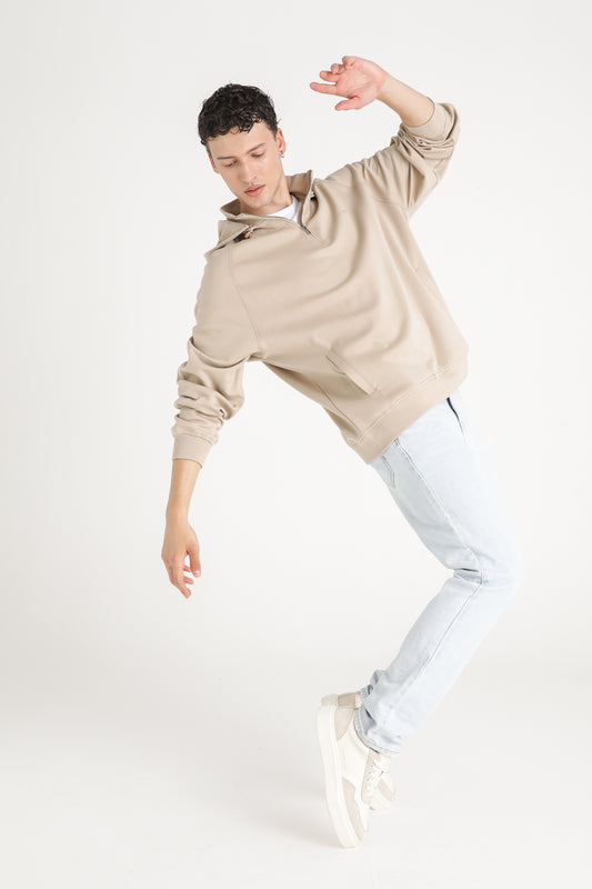 Interlock Half Zip Hoodie