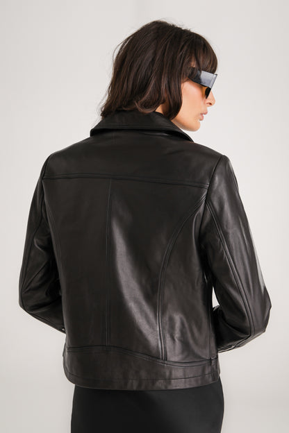 Leather Zip Jacket