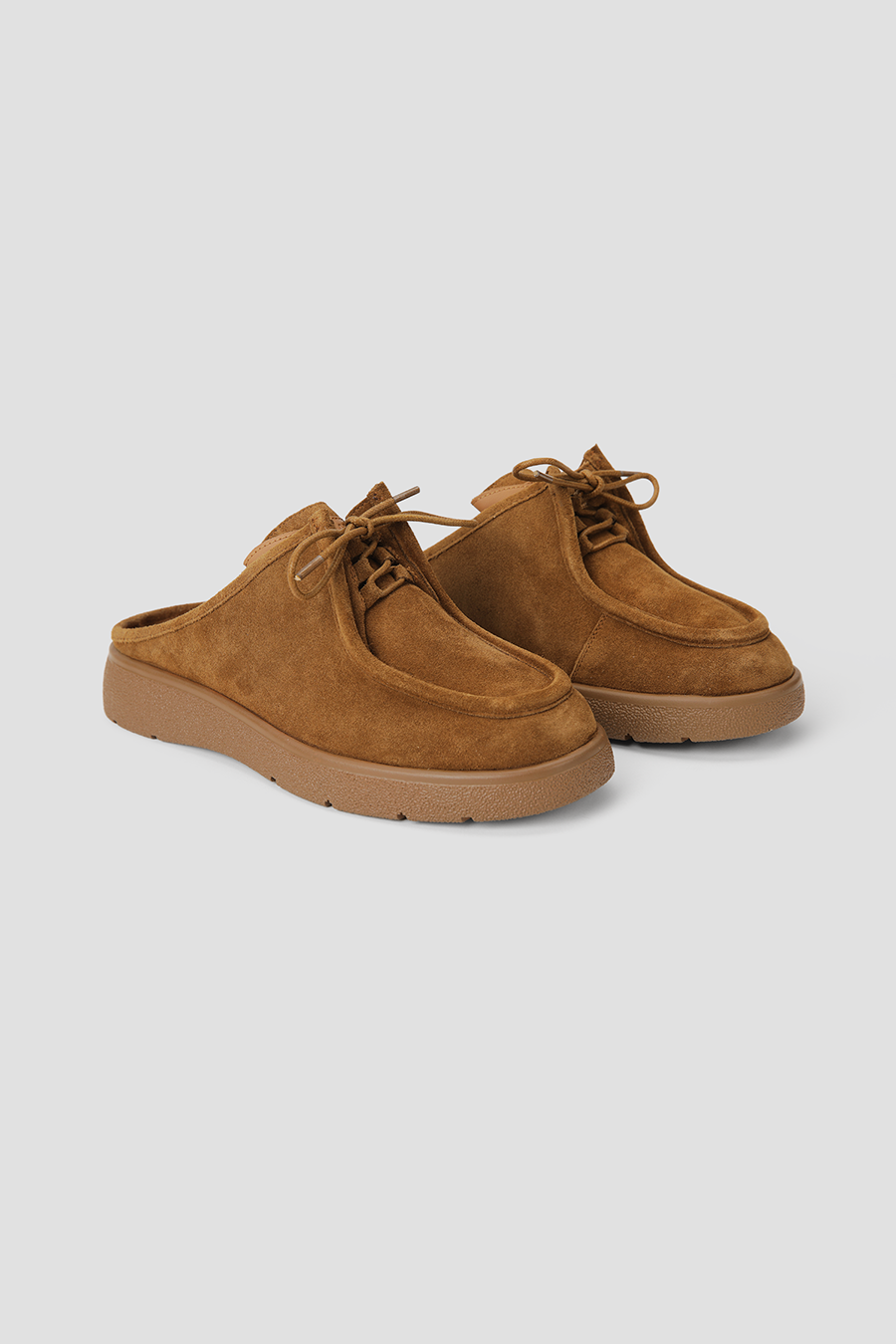 Suede Closed Toe Sandals