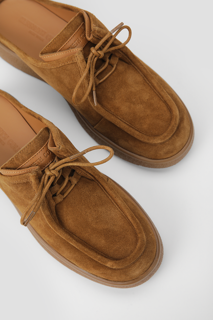 Suede Closed Toe Sandals