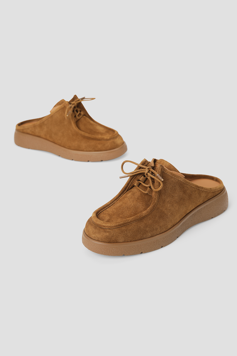 Suede Closed Toe Sandals