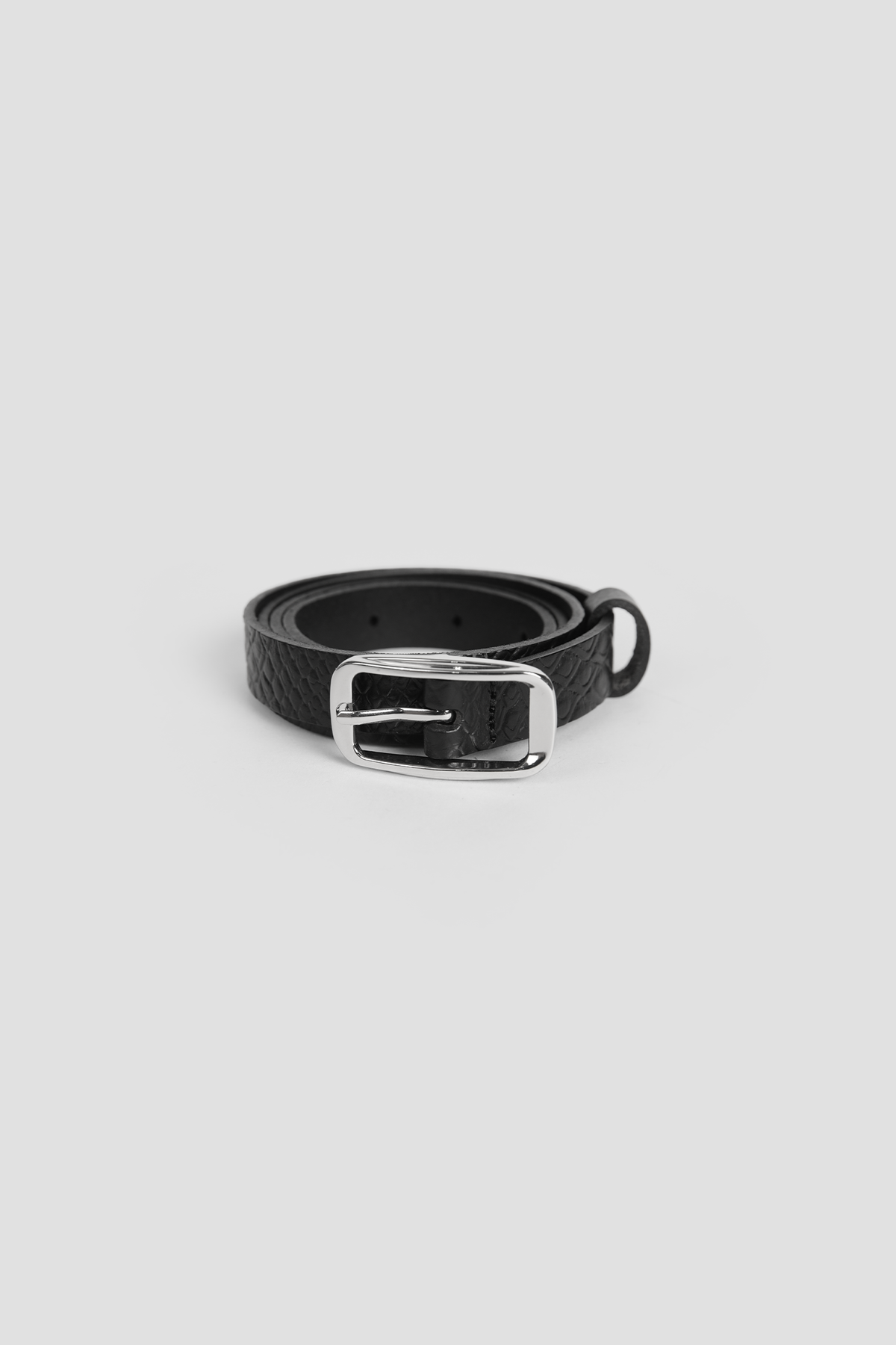 Textured Buckle Belt