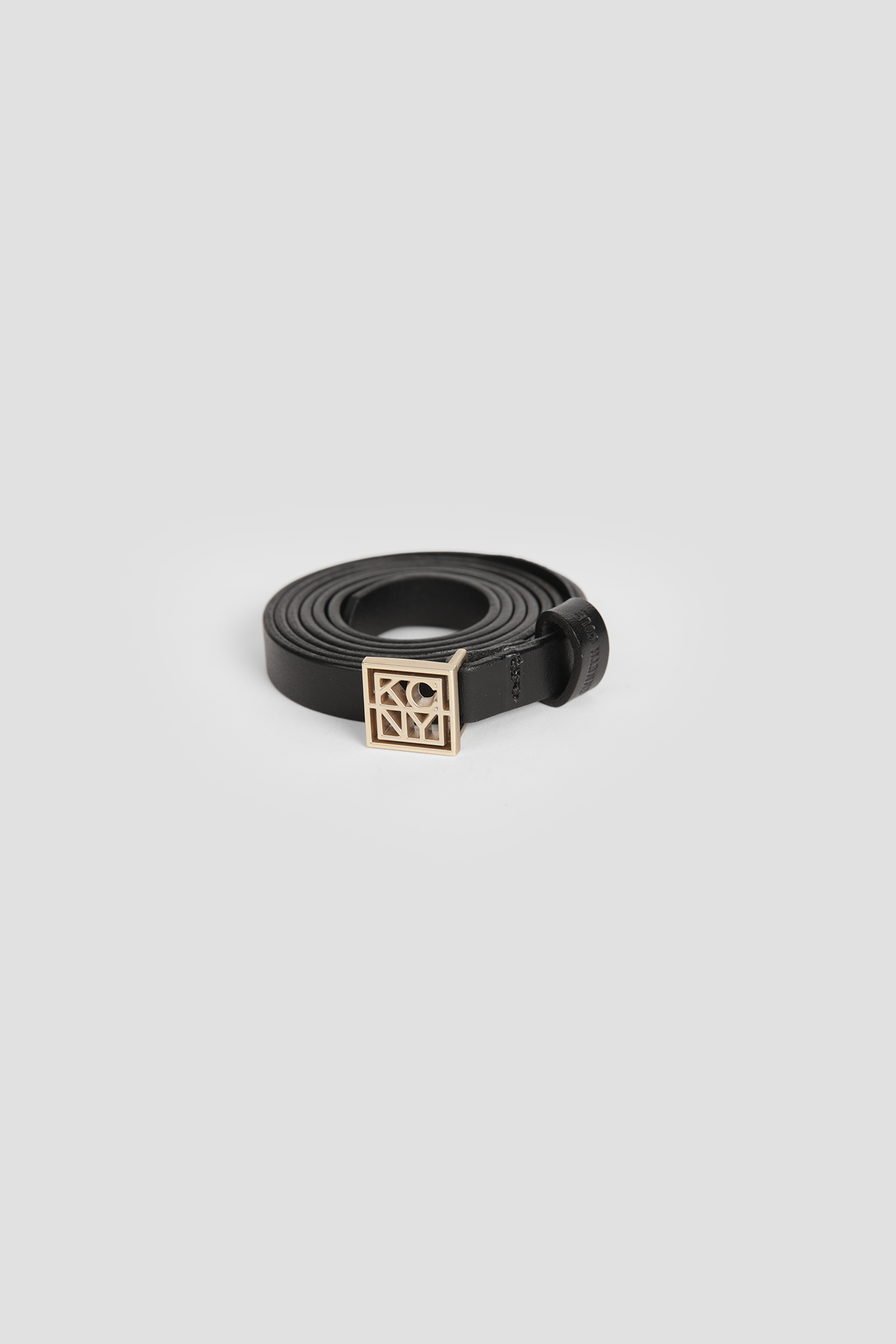 Geometric Leather Belt