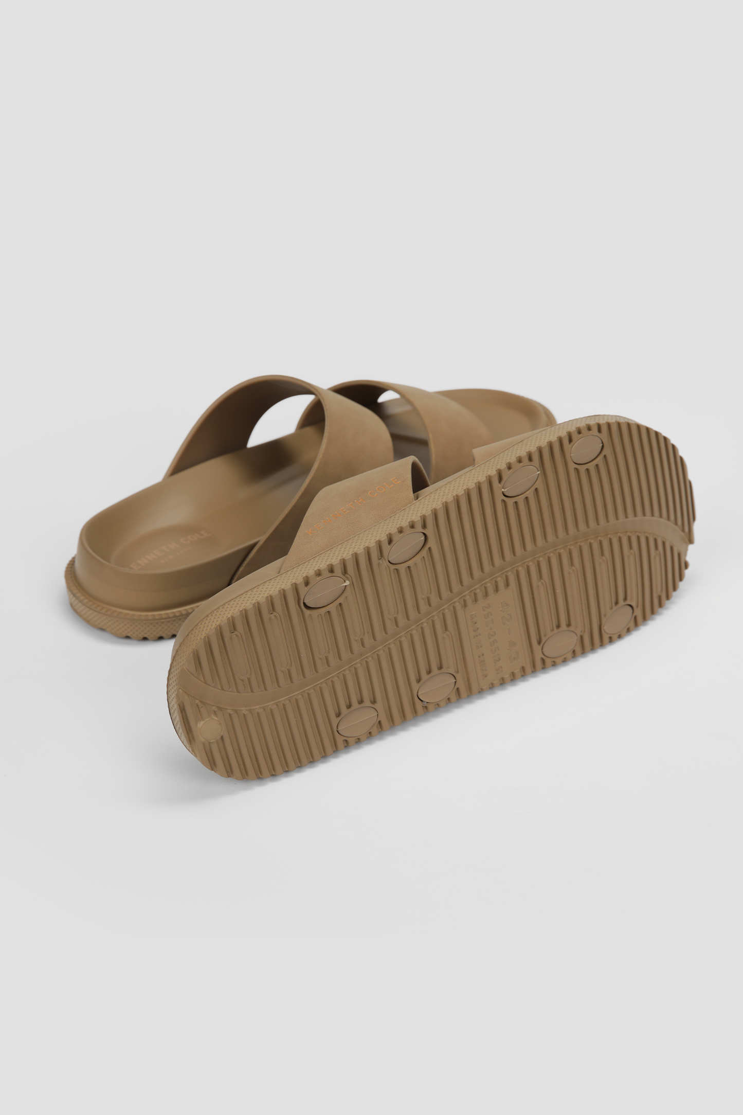 Double Strap Slide Sandals