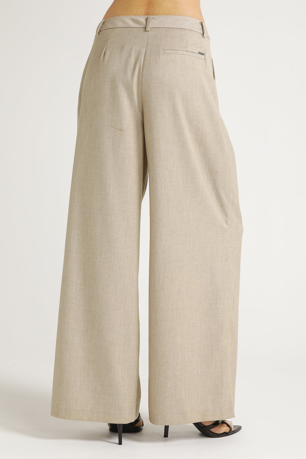 Wide Leg Tailored Trousers