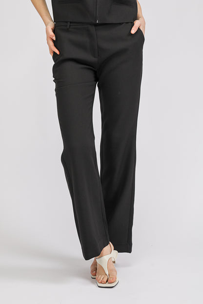 Straight Leg Tailored Trousers