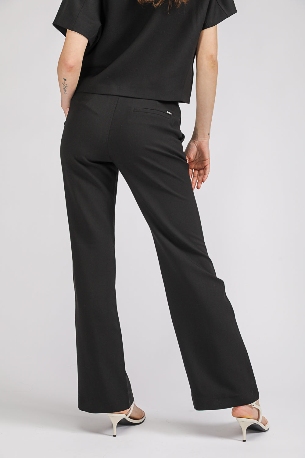 Straight Leg Tailored Trousers