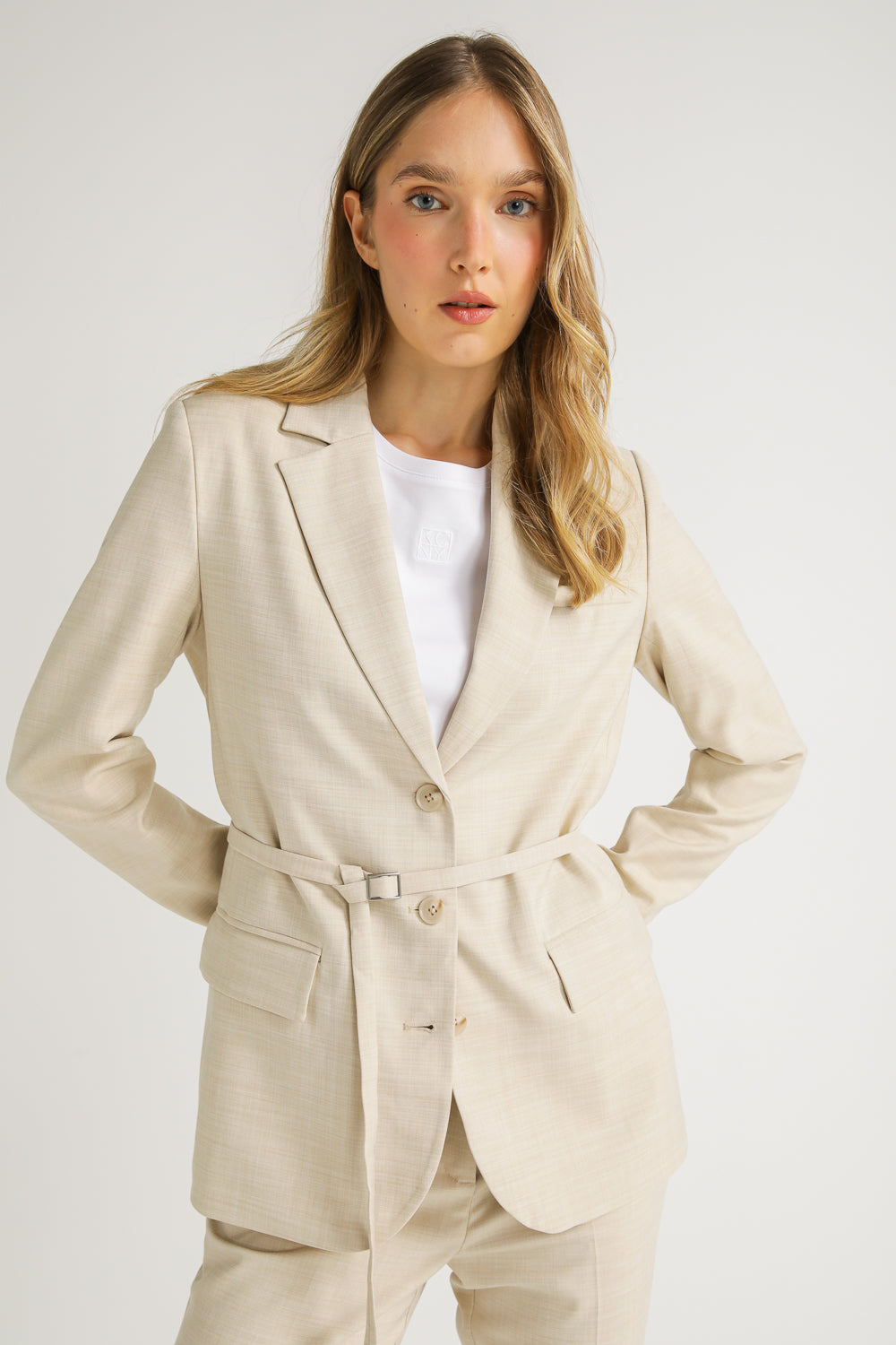 Belted Blazer