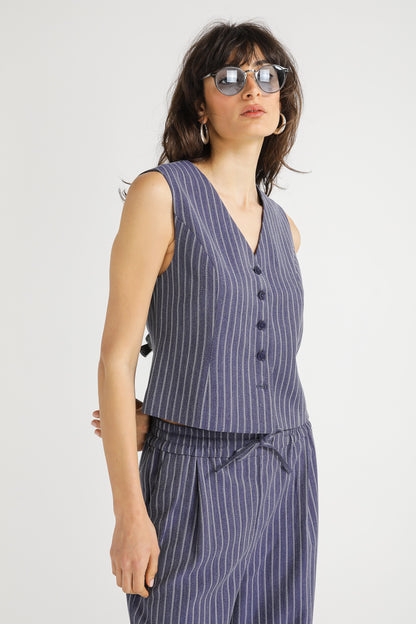 Stripped Vest