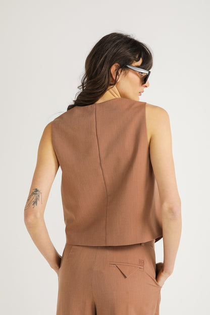Asymmetric Tailored Vest