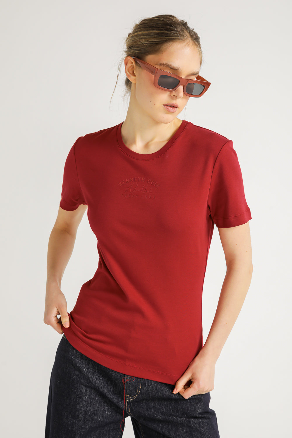 Fitted Graphic Cotton T Shirt
