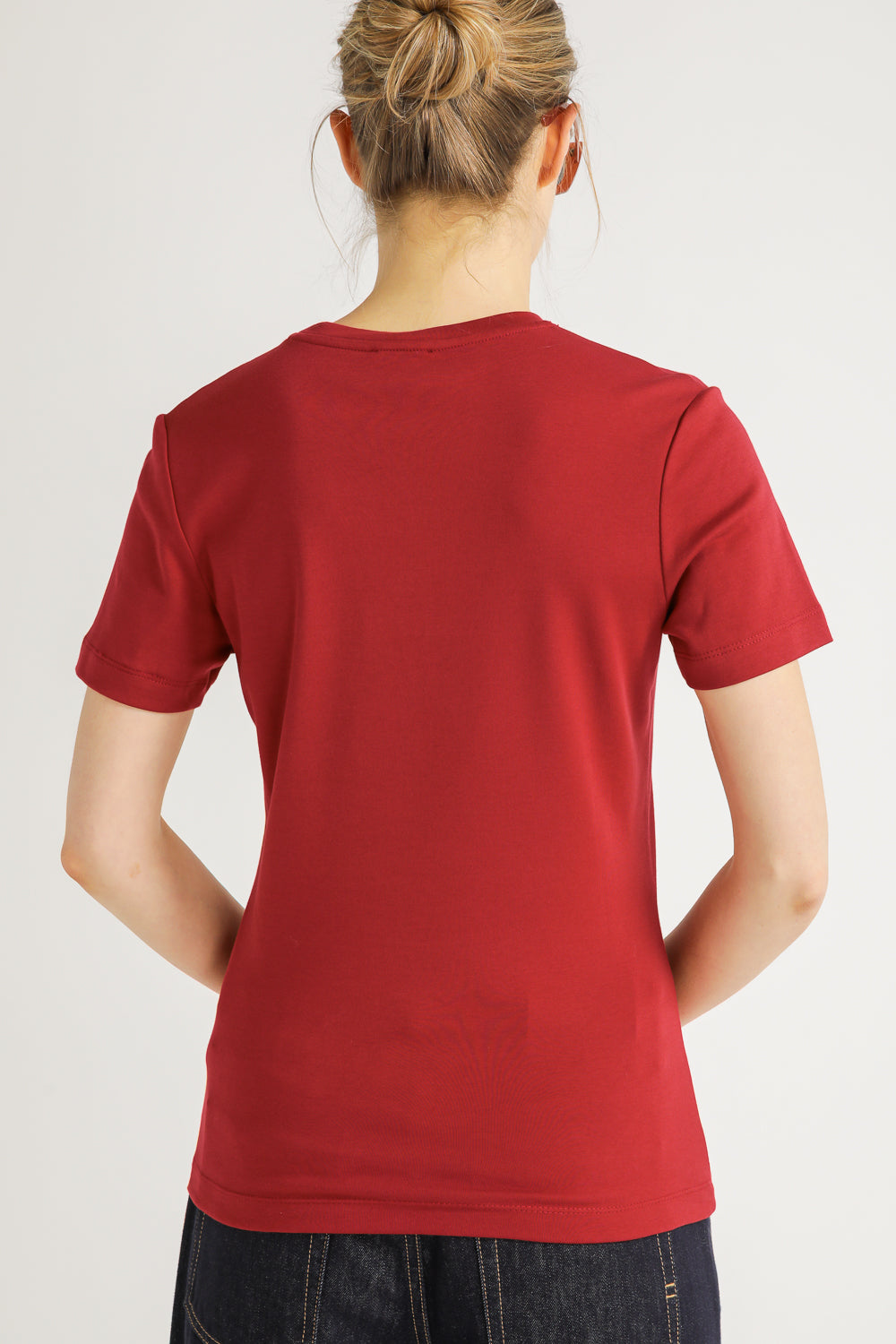 Fitted Graphic Cotton T Shirt