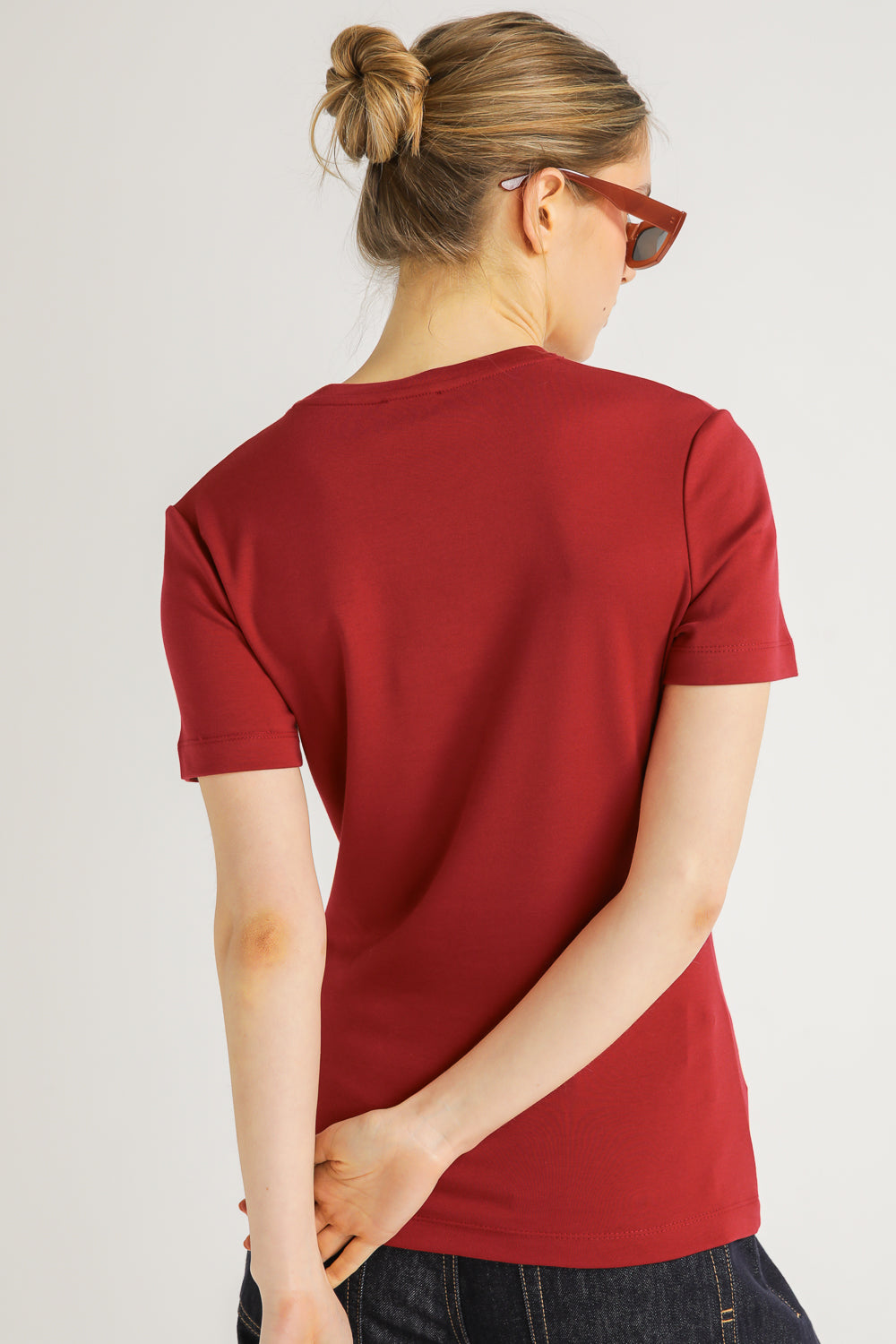Fitted Graphic Cotton T Shirt