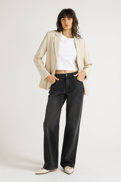 Cropped Fitted T Shirt