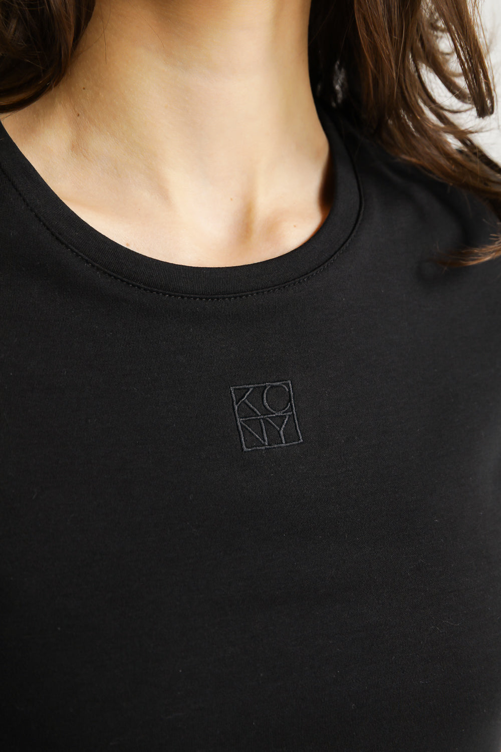 Cropped Fitted T Shirt