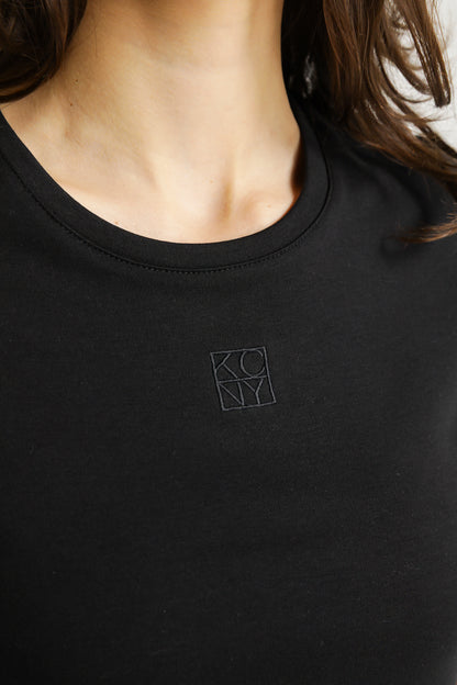 Cropped Fitted T Shirt