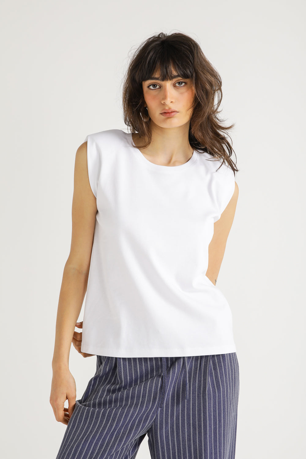 Padded Shoulder Tee