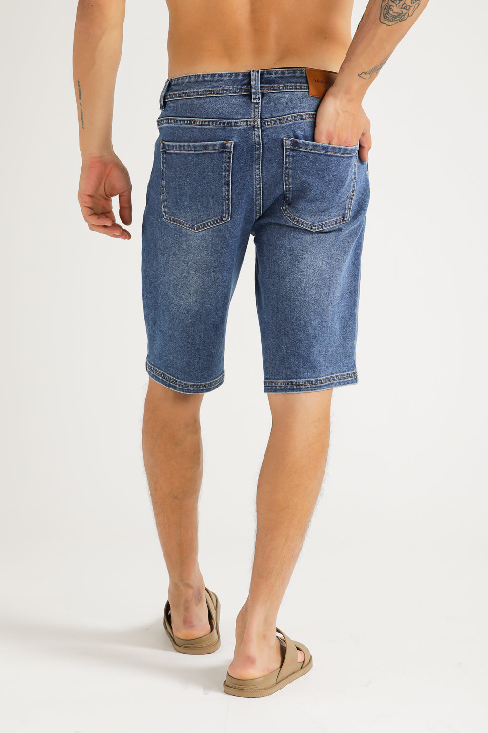 Denim Bermuda Shorts