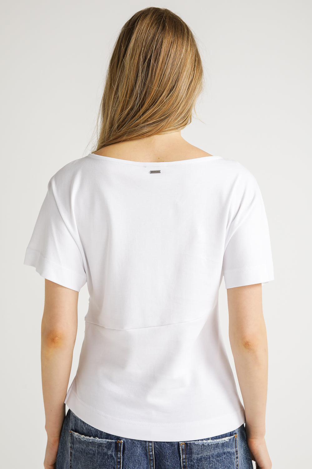 Asymmetric Hem Cotton Top