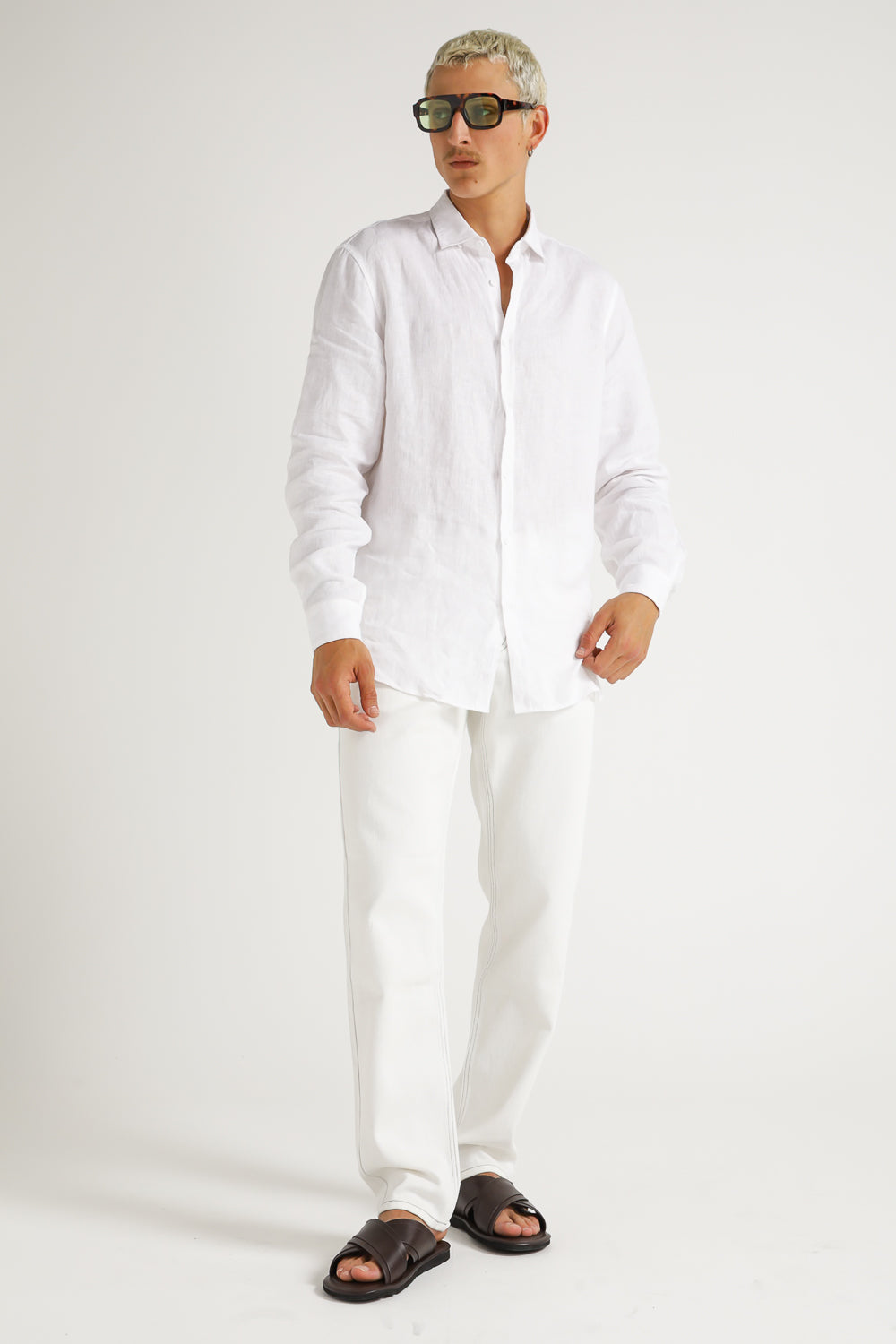 Linen Button Down Shirt