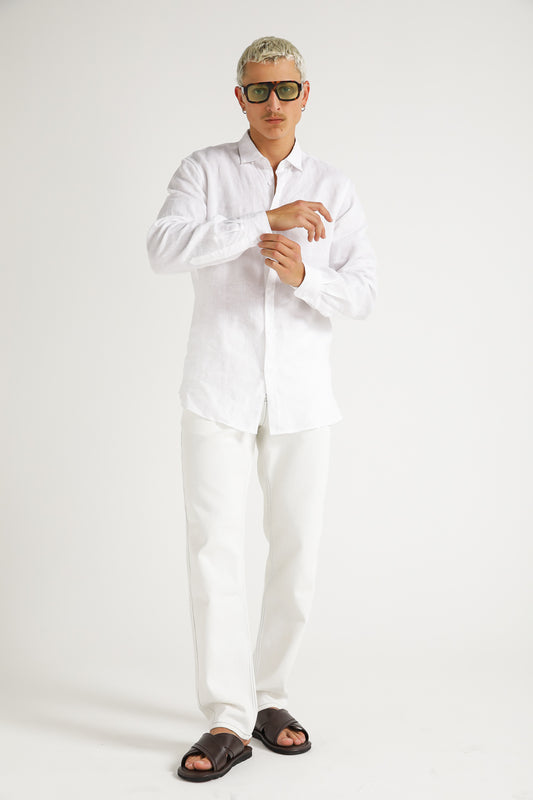 Linen Button Down Shirt