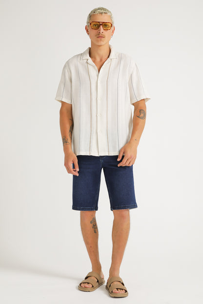 Denim Bermuda Shorts
