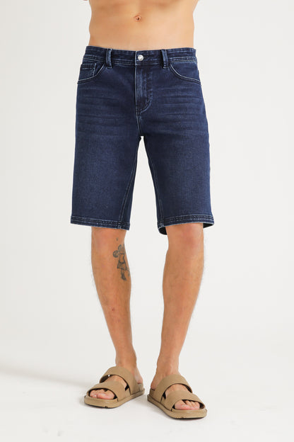 Denim Bermuda Shorts