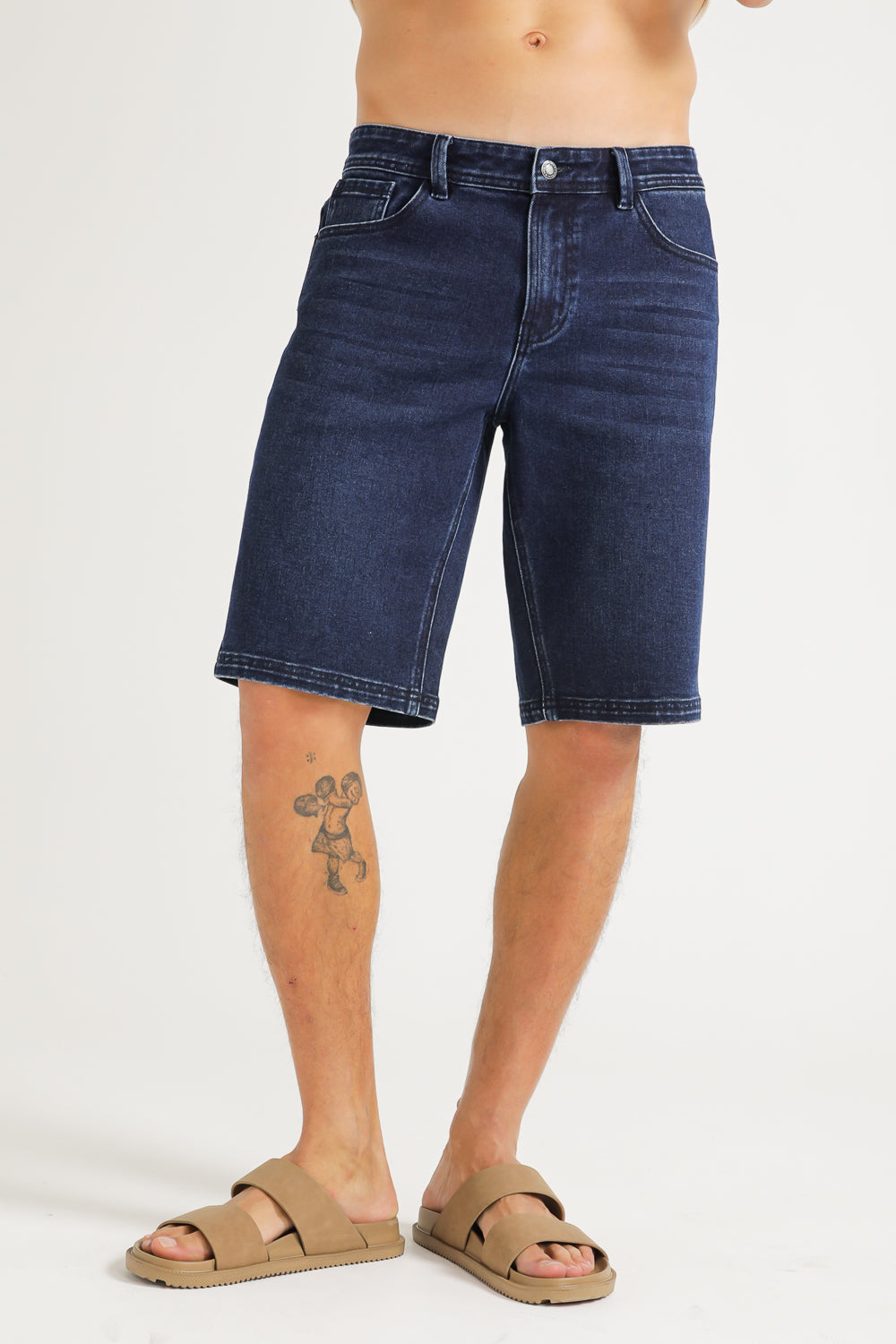 Denim Bermuda Shorts